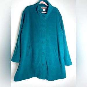 Tudor Court Women’s Bohemian Fleece Lined Jacket Coat Size 3X